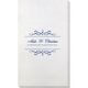 Royal Flourish Framed Names with Text Bamboo Luxe Guest Towels Image 1 of 3